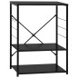 vidaXL Armadio per Microonde Nero 60x39,6x79,5 cm in Truciolato vidaXL Armadio per Microonde Nero 60x39,6x79,5 cm in Truciolato