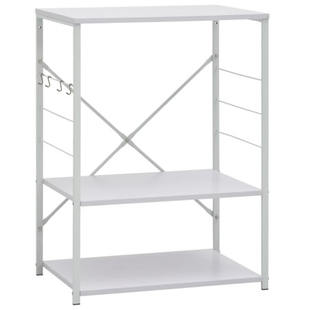 vidaXL Armadio per Microonde Bianco 60x39,6x79,5 cm in Truciolato