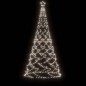 vidaXL Albero di Natale con Palo in Metallo 500 LED Bianco Freddo 3 m vidaXL Albero di Natale con Palo in Metallo 500 LED Bianco Freddo 3 m