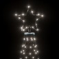 vidaXL Albero di Natale con Palo in Metallo 500 LED Bianco Freddo 3 m vidaXL Albero di Natale con Palo in Metallo 500 LED Bianco Freddo 3 m