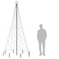 vidaXL Albero di Natale con Palo in Metallo 500 LED Bianco Freddo 3 m vidaXL Albero di Natale con Palo in Metallo 500 LED Bianco Freddo 3 m