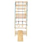 vidaXL Set da Arrampicata per Interni con Scalette e Anelli in Legno vidaXL Set da Arrampicata per Interni con Scalette e Anelli in Legno