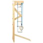vidaXL Set da Arrampicata per Interni con Scalette e Anelli in Legno vidaXL Set da Arrampicata per Interni con Scalette e Anelli in Legno
