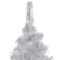 vidaXL Albero di Natale Artificiale con Supporto Argento 120 cm PET vidaXL Albero di Natale Artificiale con Supporto Argento 120 cm PET