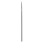 vidaXL Lastra in Vetro per Caminetto Semicircolare 800x600 mm