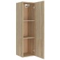 Set di Mobili Porta TV 4 pz Rovere Sonoma in Legno Multistrato