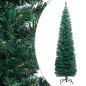 vidaXL Albero di Natale Artificiale Sottile Supporto Verde 210 cm PVC vidaXL Albero di Natale Artificiale Sottile Supporto Verde 210 cm PVC