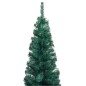 vidaXL Albero di Natale Artificiale Sottile Supporto Verde 210 cm PVC vidaXL Albero di Natale Artificiale Sottile Supporto Verde 210 cm PVC