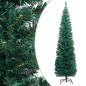 vidaXL Albero di Natale Artificiale Sottile Supporto Verde 240 cm PVC vidaXL Albero di Natale Artificiale Sottile Supporto Verde 240 cm PVC