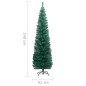 vidaXL Albero di Natale Artificiale Sottile Supporto Verde 240 cm PVC vidaXL Albero di Natale Artificiale Sottile Supporto Verde 240 cm PVC
