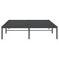 vidaXL Giroletto in Metallo Nero 150x200 cm vidaXL Giroletto in Metallo Nero 150x200 cm