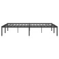 vidaXL Giroletto in Metallo Nero 150x200 cm vidaXL Giroletto in Metallo Nero 150x200 cm