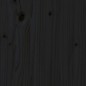 vidaXL Giroletto in Legno Massello Nero 75x190 cm 2FT6 Small Single vidaXL Giroletto in Legno Massello Nero 75x190 cm 2FT6 Small Single