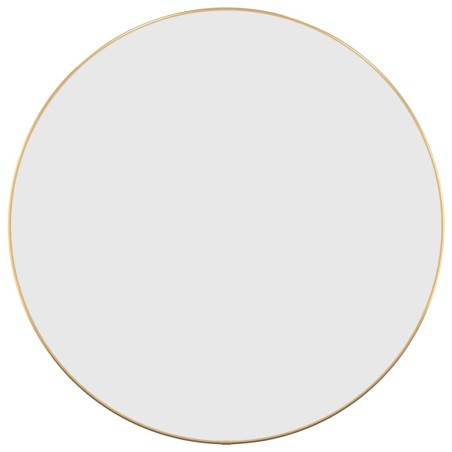 vidaXL Specchio da Parete Dorato Ø 60 cm Rotondo