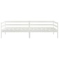 vidaXL Dormeuse Bianca in Legno Massello di Pino 90x200 cm vidaXL Dormeuse Bianca in Legno Massello di Pino 90x200 cm