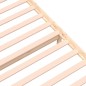 vidaXL Giroletto Bianco in Legno Massello 100x200 cm vidaXL Giroletto Bianco in Legno Massello 100x200 cm