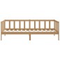 vidaXL Dormeuse Marrone Miele in Legno Massello di Pino 90x200 cm vidaXL Dormeuse Marrone Miele in Legno Massello di Pino 90x200 cm