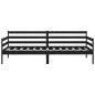 vidaXL Dormeuse Nera in Legno Massello di Pino 90x200 cm vidaXL Dormeuse Nera in Legno Massello di Pino 90x200 cm