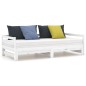 vidaXL Dormeuse Estraibile Bianca in Massello di Pino 2x(90x200) cm vidaXL Dormeuse Estraibile Bianca in Massello di Pino 2x(90x200) cm