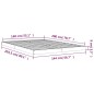 vidaXL Giroletto Bianco 140x200 cm in Legno Massello di Pino vidaXL Giroletto Bianco 140x200 cm in Legno Massello di Pino