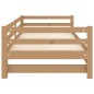 vidaXL Dormeuse Estraibile Marrone Miele Massello Pino 2x(90x200) cm vidaXL Dormeuse Estraibile Marrone Miele Massello Pino 2x(90x200) cm