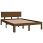 vidaXL Giroletto Miele in Legno Massello 120x190 cm 4FT Small Double vidaXL Giroletto Miele in Legno Massello 120x190 cm 4FT Small Double