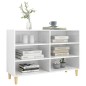 vidaXL Credenza Bianco Lucido 103,5x35x70 cm in Legno Multistrato vidaXL Credenza Bianco Lucido 103,5x35x70 cm in Legno Multistrato