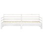vidaXL Dormeuse Estraibile Bianca in Massello di Pino 2x(90x200) cm vidaXL Dormeuse Estraibile Bianca in Massello di Pino 2x(90x200) cm
