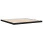 vidaXL Giroletto Nero 200x200 cm in Legno Massello di Pino vidaXL Giroletto Nero 200x200 cm in Legno Massello di Pino