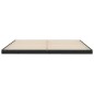 vidaXL Giroletto Nero 200x200 cm in Legno Massello di Pino vidaXL Giroletto Nero 200x200 cm in Legno Massello di Pino
