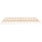 vidaXL Giroletto Bianco 140x190 cm in Legno Massello di Pino vidaXL Giroletto Bianco 140x190 cm in Legno Massello di Pino