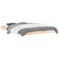 vidaXL Giroletto 120x190 cm Legno Massello di Pino 4FT Small Double