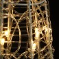 vidaXL Piramide Decorativa Cono Luce LED Acrilico Bianco Caldo 90 cm vidaXL Piramide Decorativa Cono Luce LED Acrilico Bianco Caldo 90 cm