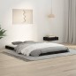 vidaXL Giroletto Nero 120x190cm Legno Massello Pino 4FT Small Double