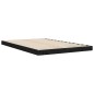 vidaXL Giroletto Nero 120x190cm Legno Massello Pino 4FT Small Double