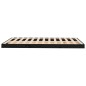 vidaXL Giroletto Nero 120x190cm Legno Massello Pino 4FT Small Double