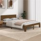 vidaXL Giroletto Miele in Legno Massello 135x190 cm 4FT6 Double vidaXL Giroletto Miele in Legno Massello 135x190 cm 4FT6 Double
