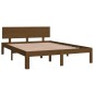 vidaXL Giroletto Miele in Legno Massello 135x190 cm 4FT6 Double vidaXL Giroletto Miele in Legno Massello 135x190 cm 4FT6 Double