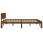 vidaXL Giroletto Miele in Legno Massello 135x190 cm 4FT6 Double vidaXL Giroletto Miele in Legno Massello 135x190 cm 4FT6 Double