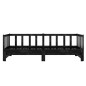 vidaXL Dormeuse Estraibile Nera Massello di Pino 2x(90x200) cm vidaXL Dormeuse Estraibile Nera Massello di Pino 2x(90x200) cm