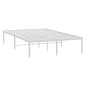 vidaXL Giroletto in Metallo Bianco 135x190 cm vidaXL Giroletto in Metallo Bianco 135x190 cm