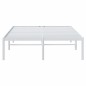 vidaXL Giroletto in Metallo Bianco 135x190 cm vidaXL Giroletto in Metallo Bianco 135x190 cm