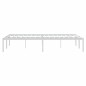 vidaXL Giroletto in Metallo Bianco 135x190 cm vidaXL Giroletto in Metallo Bianco 135x190 cm