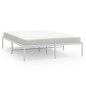 vidaXL Giroletto in Metallo Bianco 140x190 cm vidaXL Giroletto in Metallo Bianco 140x190 cm