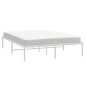 vidaXL Giroletto in Metallo Bianco 140x190 cm vidaXL Giroletto in Metallo Bianco 140x190 cm