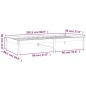vidaXL Dormeuse Grigia 90x200 cm in Legno Massello di Pino vidaXL Dormeuse Grigia 90x200 cm in Legno Massello di Pino
