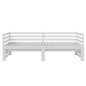 vidaXL Dormeuse Estraibile Bianca in Massello di Pino 2x(90x200) cm vidaXL Dormeuse Estraibile Bianca in Massello di Pino 2x(90x200) cm