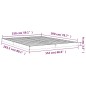 vidaXL Giroletto Bianco 150x200 cm King Size in Legno Massello di Pino vidaXL Giroletto Bianco 150x200 cm King Size in Legno Massello di Pino
