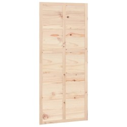 vidaXL Porta del Granaio 90x1,8x214 cm in Legno Massello di Pino