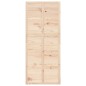 vidaXL Porta del Granaio 90x1,8x214 cm in Legno Massello di Pino